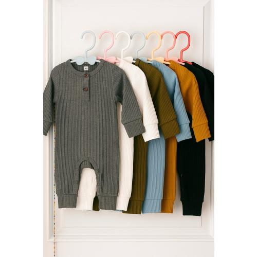 Baby Romper•Ribbed Baby Romper•Unisex Romper•Cotton Baby Romper•Baby Jumpsuit