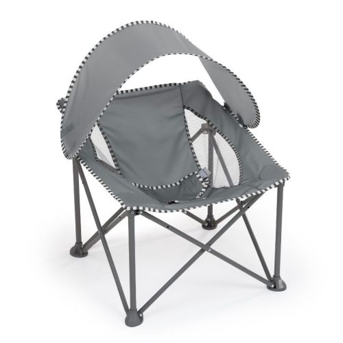 Bright Starts Pop N Chill Travel Booster Seat - Gray