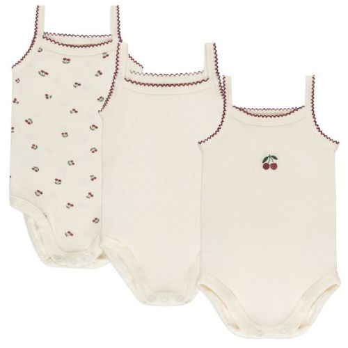 Aurora Classics Cherry Print Bodysuits, 6 Months