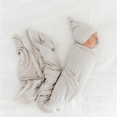 Adrian Ribbed Swaddle Blanket