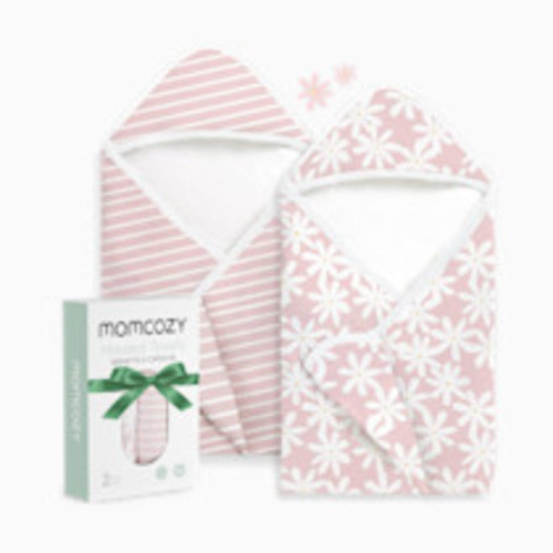 Momcozy Hooded Towel (2 Pack) - Bloom Bliss