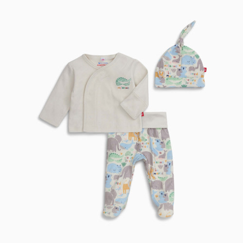 Magnetic Me Organic Cotton Magnetic Wrap 3-Piece Set - Little Lovin, 0-3 M