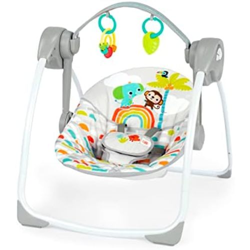 Bright Starts Portable Electric Baby Swing, Newborn to 9 Months