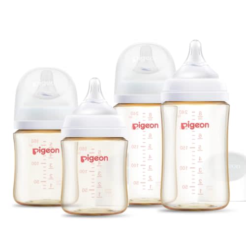 Pigeon Mixed Size Anti-Colic PPSU Baby Bottle Starter Bundle