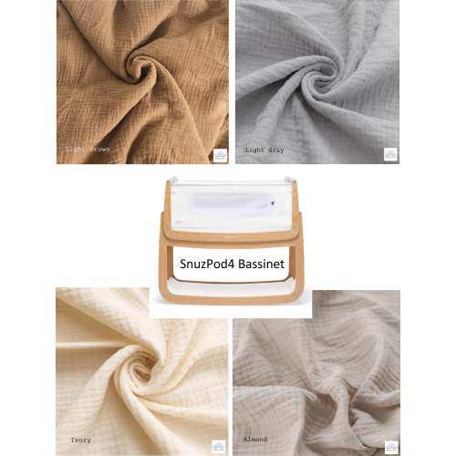 Wendy Anne Snuzpod 4 Bassinet Cradle Organic Cotton Fitted Sheet – EasyTot