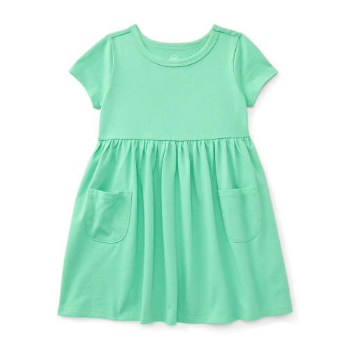 Wonder Nation Toddler Girls Play Dress with Short Sleeves, Sizes 12M-5T
