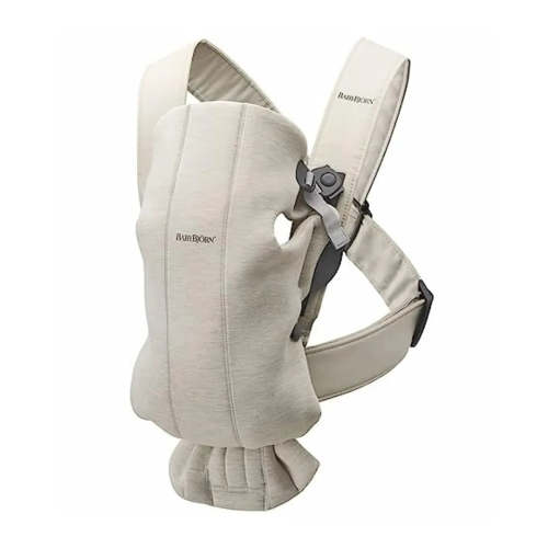 Baby Carrier Mini - Light Beige Jersey