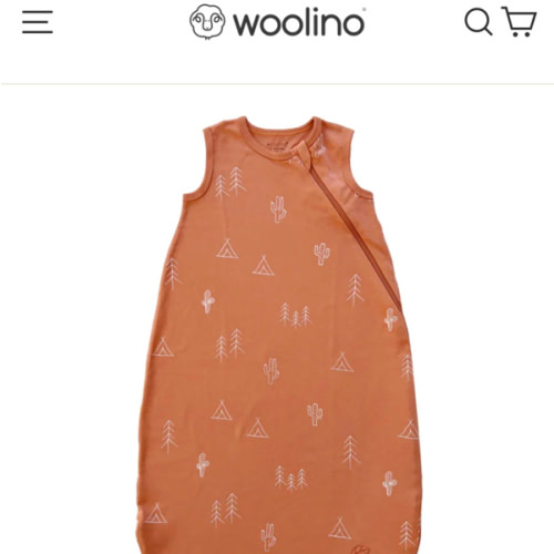 Ecolino® Organic Cotton Classic Baby Sleep Bag or Sack, Desert