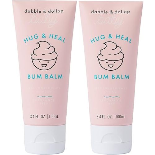 Dabble & Dollop Baby Bum Balm - 3.4 fl oz (2 pk)