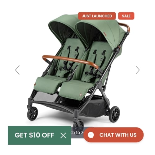 Bēbee Twin Lightweight Double Stroller – Bombi Gear