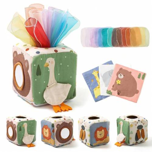 16pcs/Set Montessori Toddler Early Childhood Educational Toys, Cartoon Animal Shape Recognition Colorful Multi-Function Box, Simulated Drawing Toy for Sale Australia| New Collection Online| SHEIN Australia