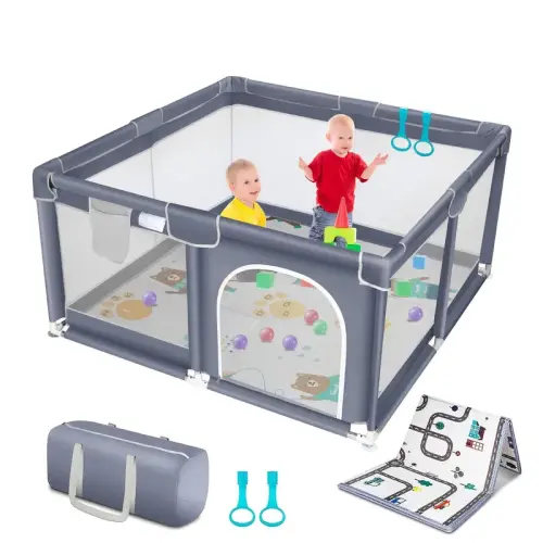 【Clearance Sale】Baby Playpen with Anti-Slip Mat, Indoor&Outdoor - TikTok Shop
