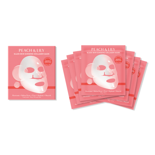 Glass Skin Ginseng Collagen Mask - 7 ct