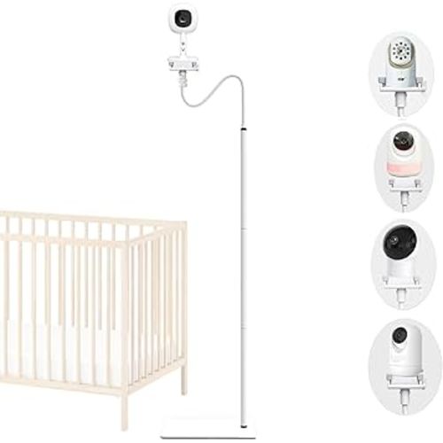 Baby Monitor Floor Stand Mount Holder for Nanit Pro & Flex Stand/Infant DXR 8 & DXR-8 Pro/Momcozy/eufy/Philips Avent/Babysense 5.5 Max View Baby Monitor