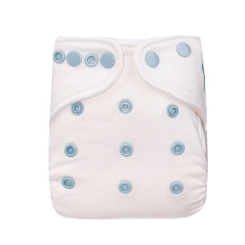 Two by Two Baby Company Newborn Bamboo Cotton Fitted Diaper