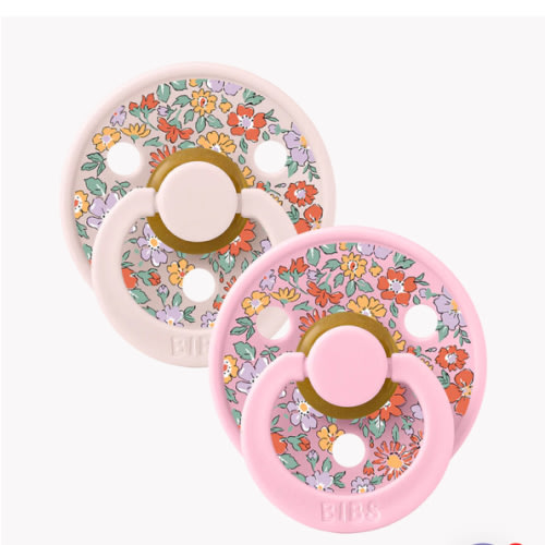 BIBS x LIBERTY Pacifiers 2 Pack | Oscar Meadow | Petal Mix – Bibsworld store US