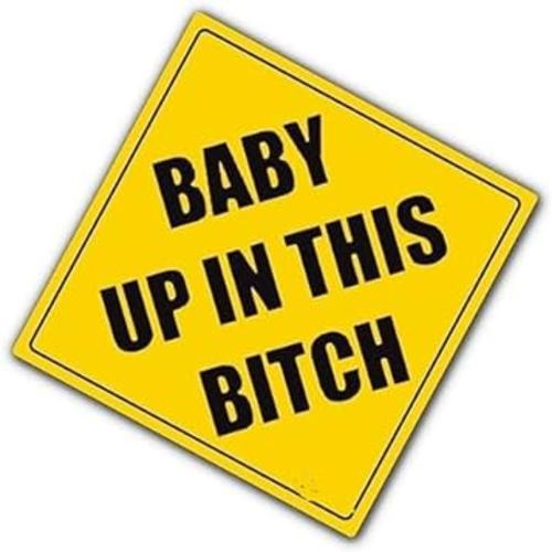 Calcomanía "Baby Up In This Bitch"
