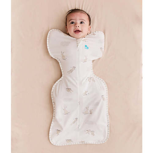 Swaddle Up™ 1.0 TOG Cotton White Cloud Bunnies