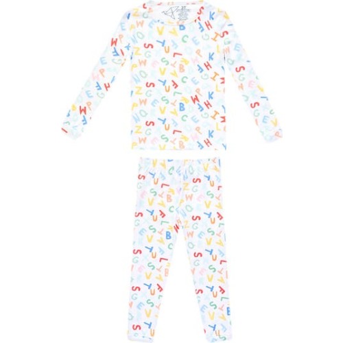 Kids' Webster Fitted Long Sleeve Two-Piece Pajamas