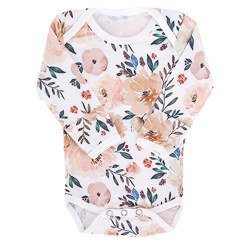 Copper Pearl, Autumn, Long-Sleeve Bodysuit, Newborn