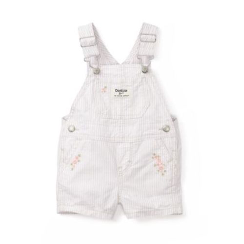 Baby Girls Woven Shortalls