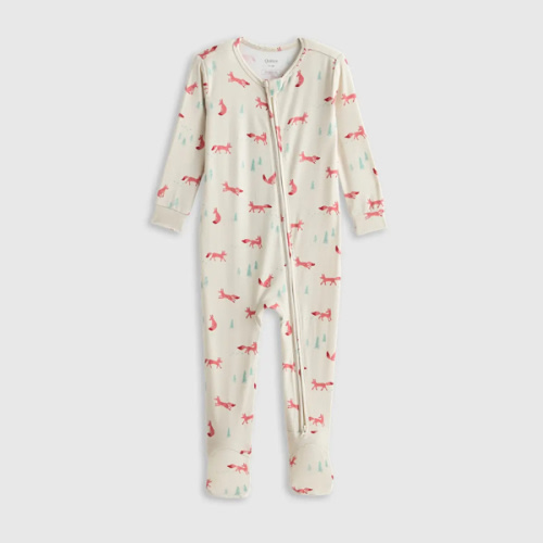 Bamboo Footie Pajama - Baby in Fox
