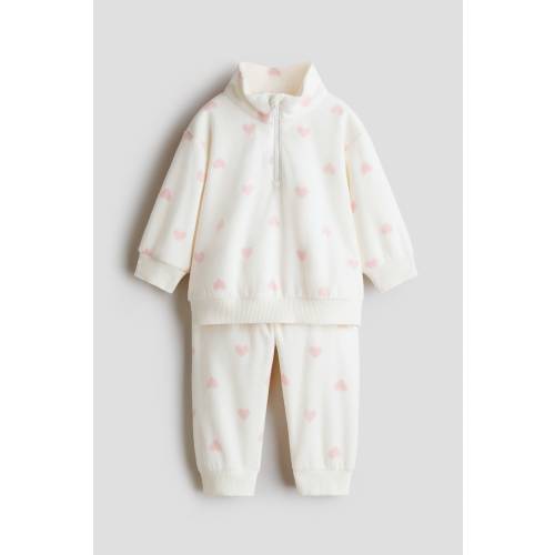 2-PIECE PRINTED FLEECE SET