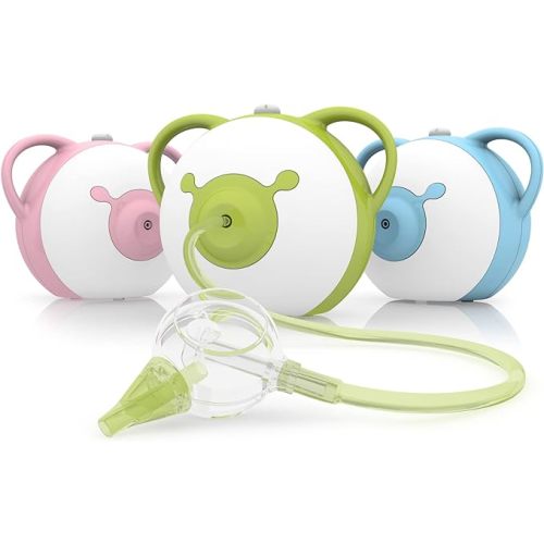 Nosiboo Pro Baby Electric Nasal Aspirator/Nose Sucker - 110V Nose Cleaner - Adjustable Nose Suction Power (Green) - green