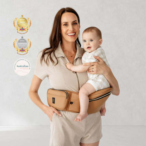 HipSurfer Hip Carrier - Tan Vegan Leather