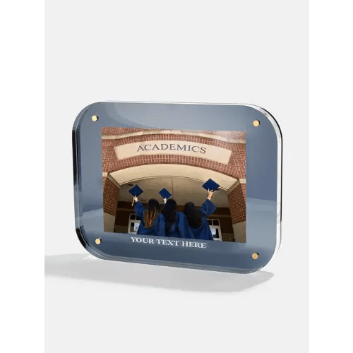 Picture Perfect Horizontal Acrylic Frame - Rectangle in Navy