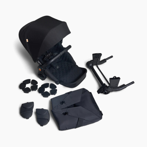 Zoe The Journey Add-On Seat + Duo Extender Kit - Black