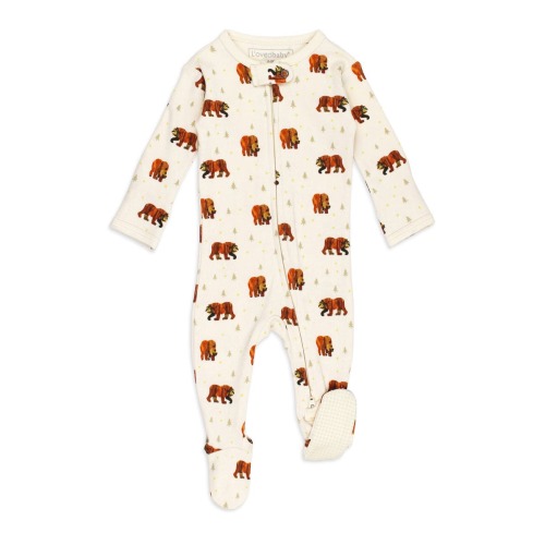 x 'The Very Hungry Caterpillar'™ Fitted One-Piece Organic Cotton Pajamas