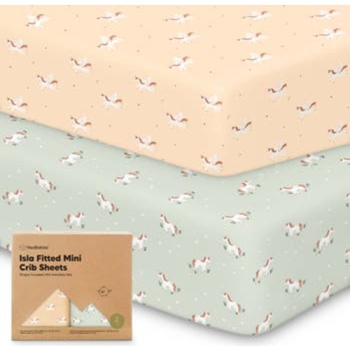 Isla Fitted Mini Crib Sheets