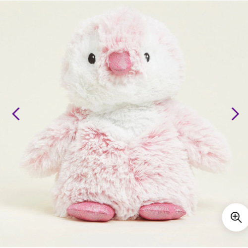 Pink Penguin Warmies | Microwavable Pink Penguin Warmies Stuffed Animal | Warmies USA