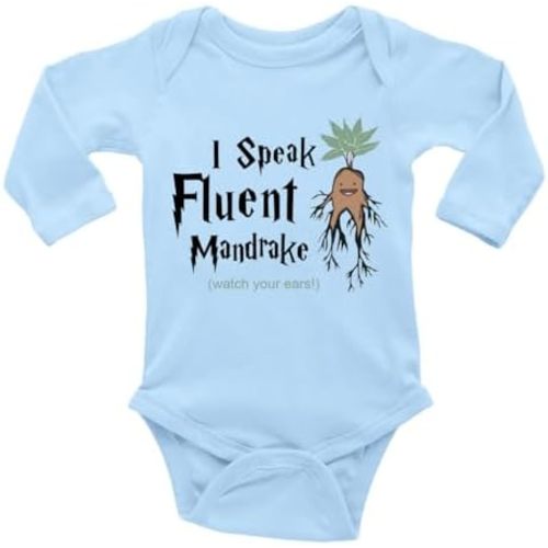 GKrepps I Speak Fluent Mandrake Watch Your Ears! Baby Clothes Newborn Organic Bodysuits Romper
