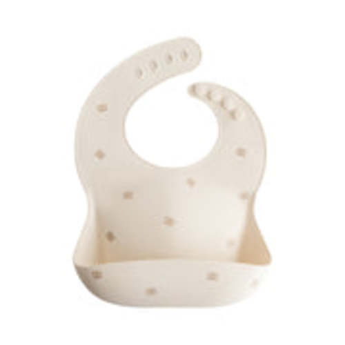 Mushie Silicone Baby Bib - Pretzels