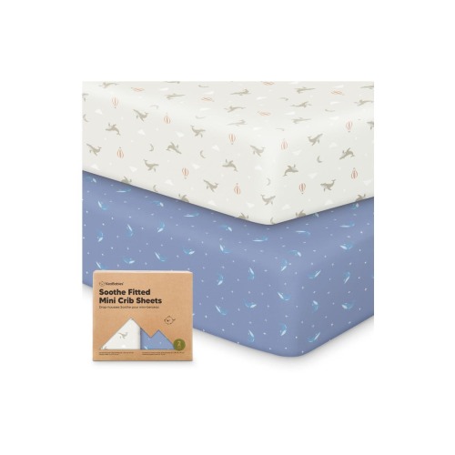 Soothe Fitted Mini Crib Sheet