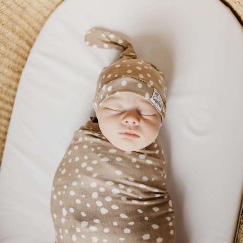 Top Knot Hat - Fawn
