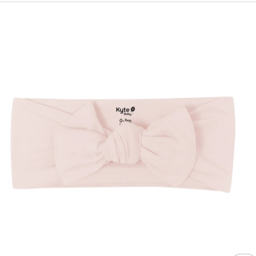 Knotted Bow Headband in Blush | Baby Headband | Kyte Baby
