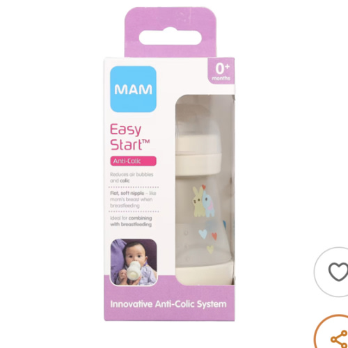 Easy Start, Anti Colic Bottle, 0+ Months, 1 Count