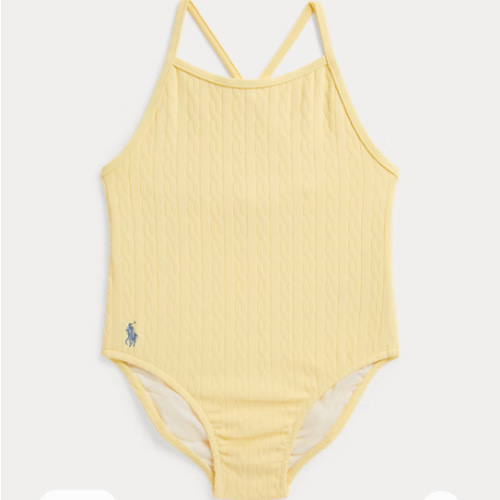 Mini-Cable Jacquard One-Piece Swimsuit