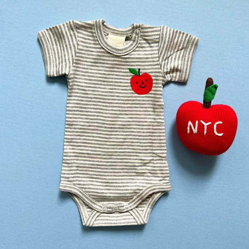 Food Onesie & Rattle Set