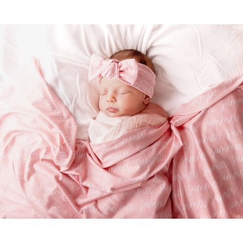 Personalized Baby Swaddle Blanket - Etsy