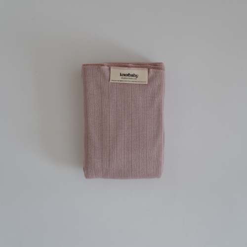 Swaddle in Mulberry Pointelle