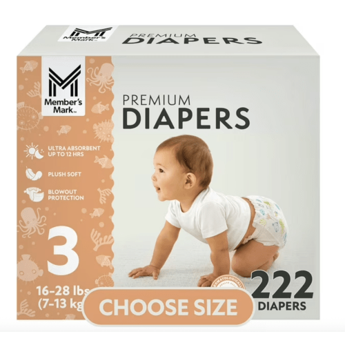 Member's Mark Premium Baby Diapers, Sizes Newborn - 8 - Samsclub.com