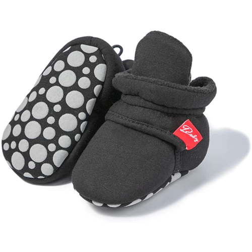 Newborn Infant Baby Girls Boys Warm Fleece Winter Booties First Walkers Slippers Shoes