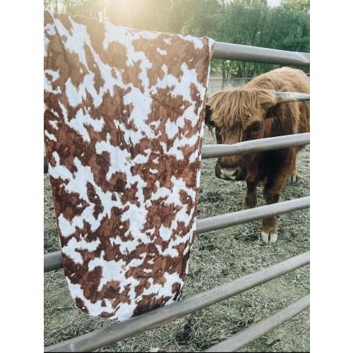 Wild West Cowprint Swaddle