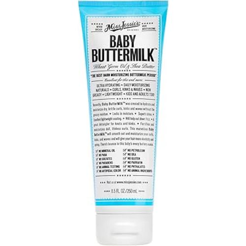 Miss Jessie's Baby Buttermilk 8.5 oz Cream: Unisex, Hydrating, Lightweight Moisturizer for Dry Skin