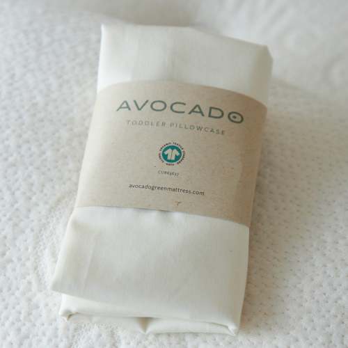 Organic Mini Travel Pillowcase | Avocado Green Mattress®