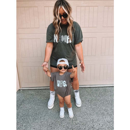 AK CLOTHING CO. | Matching Mama Checker Graphic